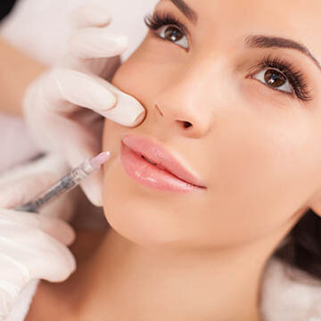 Photo of Botox Being Applied For Smile Lift